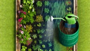 effici nt water geven aan tuinplanten