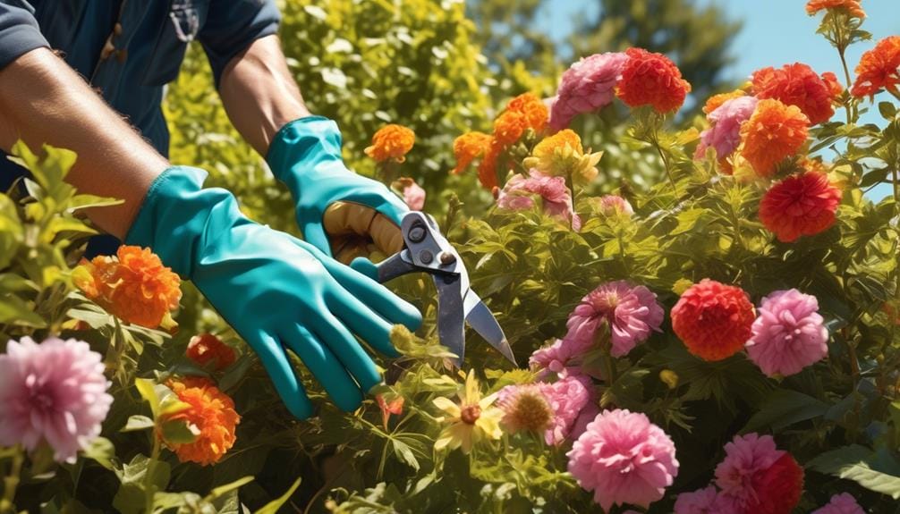pruning and deadheading techniques
