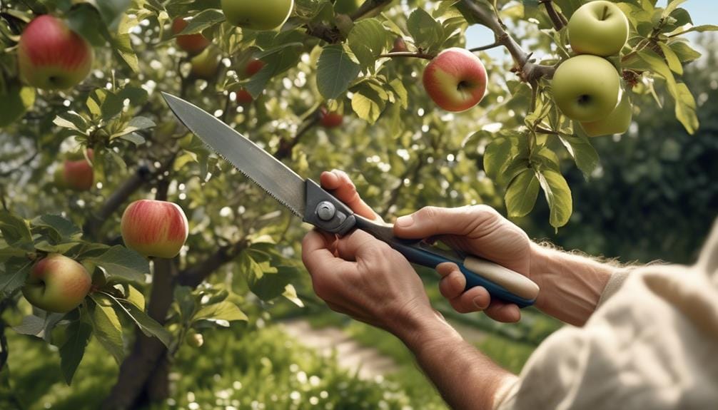 pruning techniques for fruit bearing plants