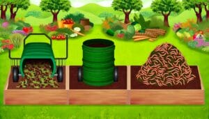 three composting methods for garden waste