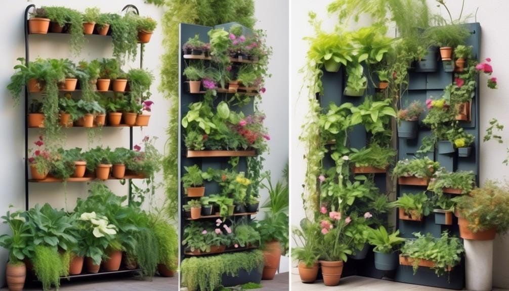 vertical gardening maximizes space